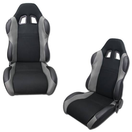 Sport Racing Seats Red Yellow Orange Grey thumbnail 2