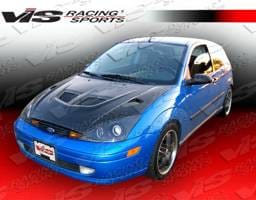 Ford Focus VIS Racing EVO Black Carbon Fiber Hood - 00FDFOC2DEV-010C