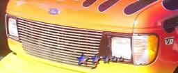 Ford E-Series APS Billet Grille - 15 Bar - Upper - Aluminum - F85020A