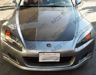 Honda S2000 VIS Racing OEM Black Carbon Fiber Hood - 00HDS2K2DOE-010C