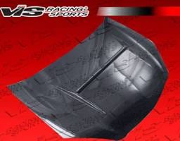 Acura RSX VIS Racing N-1 Black Carbon Fiber Hood - 02ACRSX2DN1-010C