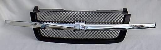 Chrome Black Front Grille