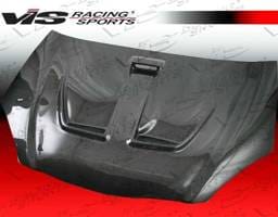 Acura RSX VIS Racing Techno R Black Carbon Fiber Hood - 02ACRSX2DTNR-010C