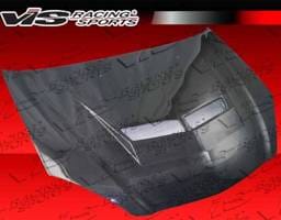 Acura RSX VIS Racing Invader2 Black Carbon Fiber Hood - 02ACRSX2DVS2-010C
