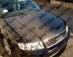 Audi A4 VIS Racing OEM Black Carbon Fiber Hood - 02AUA44DOE-010C