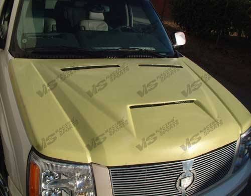 Cadillac Escalade VIS Racing Fiberglass Outlaw Type 1 Hood - 02CAESC4DOL1-010