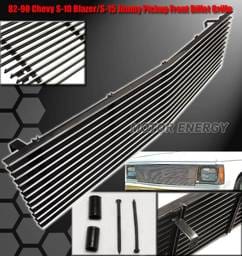 Black Chrome Front Grille
