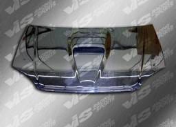 Honda Civic 2DR & 4DR VIS Racing G Force Black Carbon Fiber Hood - 01HDCVC2DGF-010C
