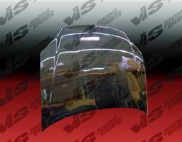 Mazda Protege VIS Racing OEM Black Carbon Fiber Hood - 01MZ3234DOE-010C