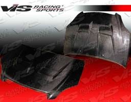 Toyota Matrix VIS Racing Thunder Black Carbon Fiber Hood - 02TYMAT4DTHU-010C