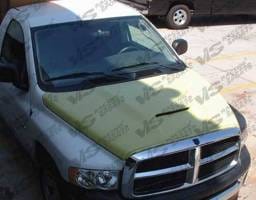 Dodge Ram VIS Racing Fiberglass Outlaw Type 1 Hood - 02DGRAM2DOL1-010