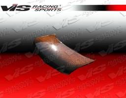 Honda Civic HB VIS Racing OEM Style Gold Kevlar Fiber Hood - 02HDCVCHBOE-010G