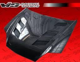 Hyundai Tiburon VIS Racing AMS Black Carbon Fiber Hood - 03HYTIB2DAMS-010C