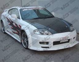 Hyundai Tiburon VIS Racing OEM Black Carbon Fiber Hood - 03HYTIB2DOE-010C
