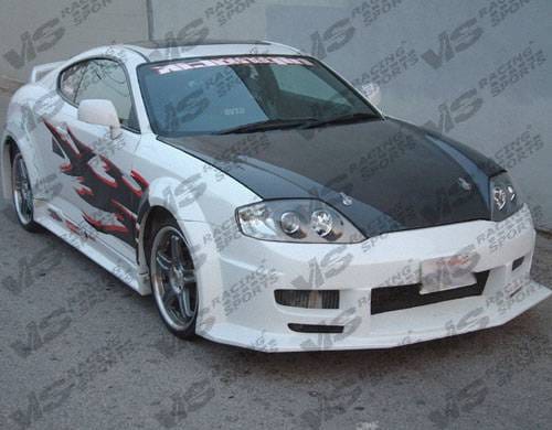 Hyundai Tiburon VIS Racing OEM Black Carbon Fiber Hood - 03HYTIB2DOE-010C