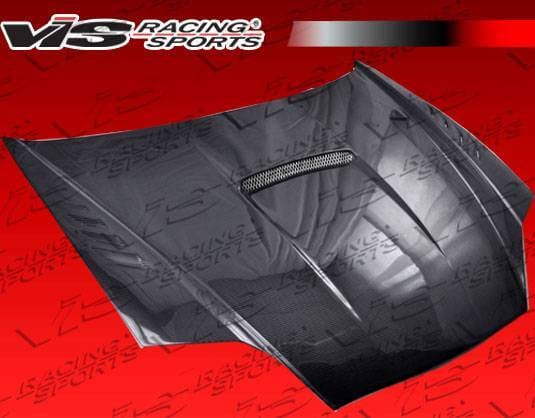 Hyundai Tiburon VIS Racing SVX Carbon Fiber Hood - 03HYTIB2DSVX-010C