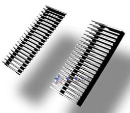 Ford F350 APS Billet Grille - Side - 2PC - Upper - Stainless Steel - F85088S
