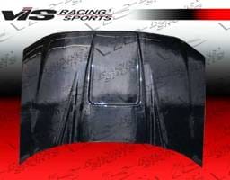 Ford F150 VIS Racing ZD Black Carbon Fiber Hood - 04FDF152DZD-010C