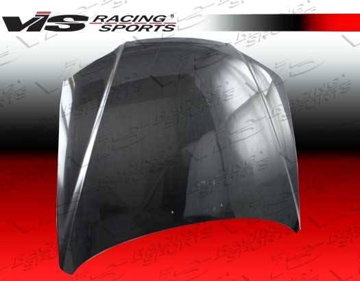 Hyundai Elantra 4DR VIS Racing OEM Black Carbon Fiber Hood - 04HYELA4DOE-010C