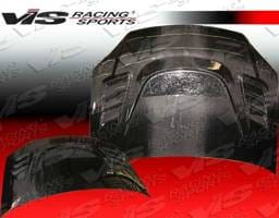 Mazda 3 4DR VIS Racing G Speed Black Carbon Fiber Hood - 04MZ34DGS-010C
