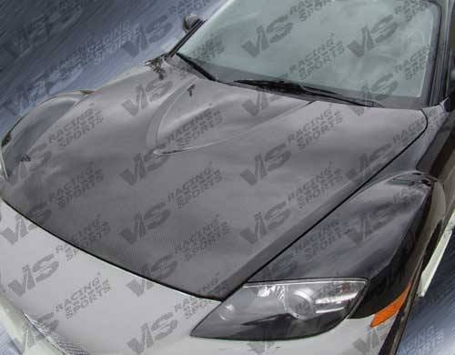 Mazda RX-8 VIS Racing OEM Style Carbon Fiber Hood - 04MZRX82DOE-010C