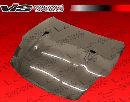 Nissan 350Z VIS Racing R35 Black Carbon Fiber Hood - 03NS3502DR35-010C