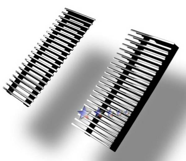 Ford Excursion APS Billet Grille - 2PC - Upper - Stainless Steel - F85088S
