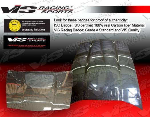 Chevrolet Corvette VIS Racing OEM Black Carbon Fiber Hood - 05CHCOR2DOE-010C