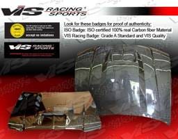 Dodge Magnum VIS Racing SRT Black Carbon Fiber Hood - 05DGMAG4DSRT-010C