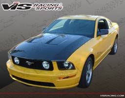 Ford Mustang VIS Racing Heat Extractor Black Carbon Fiber Hood - 05FDMUS2DGT-010C