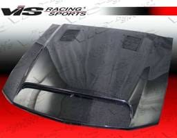 Ford Mustang VIS Racing GT-500 Black Carbon Fiber Hood - 05FDMUS2DGT5-010C