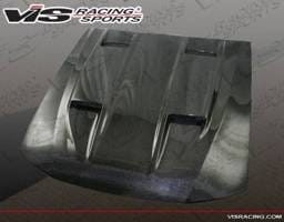 Ford Mustang VIS Racing Mach-5 Black Carbon Fiber Hood - 05FDMUS2DMK5-010C