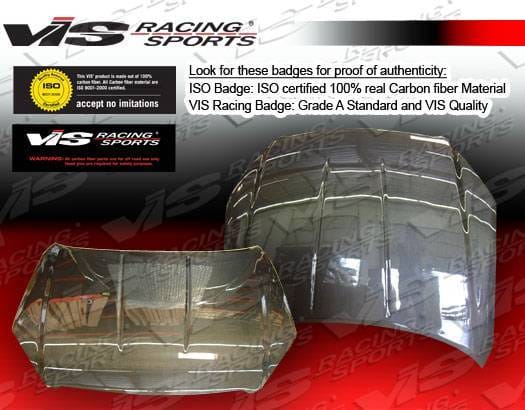 Nissan Altima VIS Racing OEM Black Carbon Fiber Hood - 05NSALT4DOE-010C