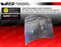 Pontiac GTO VIS Racing OEM Black Carbon Fiber Hood - 04PTGTO2DOE-010C