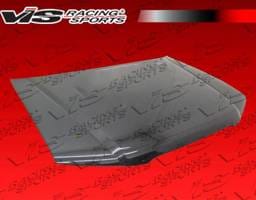 Subaru Forester VIS Racing OEM Black Carbon Fiber Hood with Scoop - 04SBFOR4DOE-010C