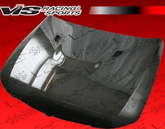 BMW 3 Series 4DR VIS Racing M3 Black Carbon Fiber Hood - 06BME904DM3-010C