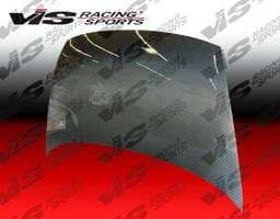 Honda Civic 4DR VIS Racing OEM Black Carbon Fiber Hood - 06HDCVC4DOE-010C