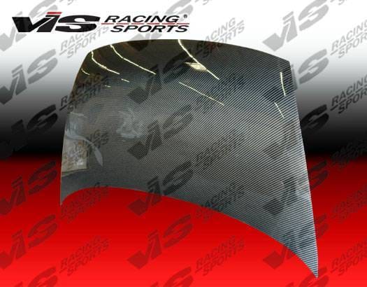 Honda Civic 4DR VIS Racing OEM Black Carbon Fiber Hood - 06HDCVC4DOE-010C