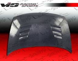 Honda Civic 4DR VIS Racing Techno R Black Carbon Fiber Hood - 06HDCVC4DTNR-010C