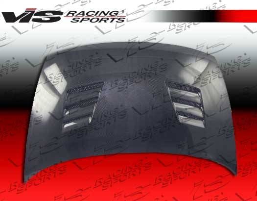 Honda Civic 4DR VIS Racing Techno R Black Carbon Fiber Hood - 06HDCVC4DTNR-010C
