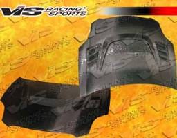 Mitsubishi Eclipse VIS Racing G Speed Black Carbon Fiber Hood - 06MTECL2DGS-010C