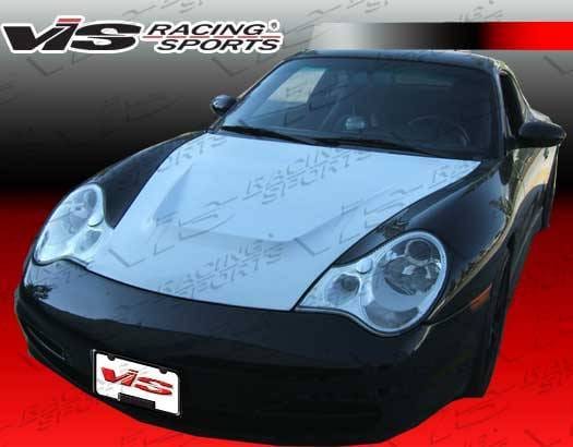 Porsche Cayman VIS Racing G-Tech Style Fiberglass Hood - 06PSCAM2DGTH-010