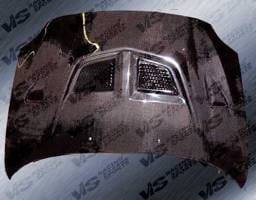 Scion tC VIS Racing EVO Black Carbon Fiber Hood - 05SNTC2DEV-010C