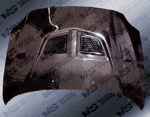 Scion tC VIS Racing EVO Black Carbon Fiber Hood - 05SNTC2DEV-010C