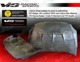 Scion tC VIS Racing Zyclone Black Carbon Fiber Hood - 05SNTC2DZYC-010C