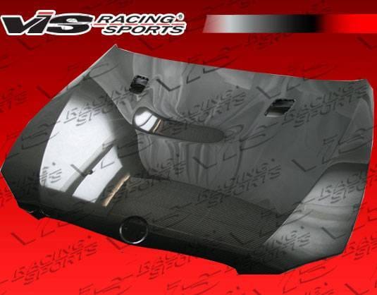 BMW 3 Series VIS Racing OEM Style Double Sided Dry Carbon Hood - 07BME92M32DOE-010V