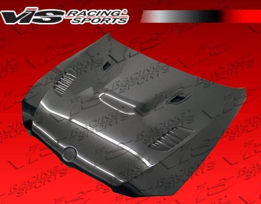BMW 3 Series VIS Racing XTS Black Carbon Fiber Hood - 07BME92M32DXTS-010C