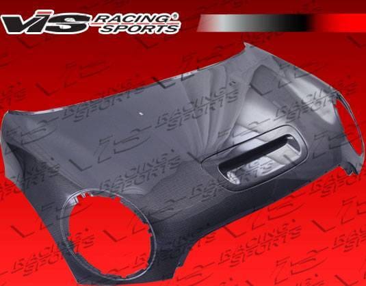 Mini Cooper VIS Racing OEM Black Carbon Fiber Hood - 07BMMCS2DOE-010C