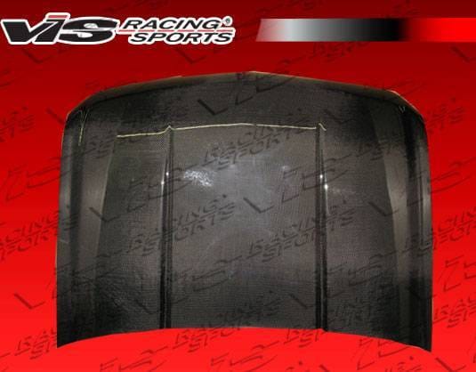 Chevrolet Aveo VIS Racing OEM Black Carbon Fiber Hood - 07CHAVE4DOE-010C