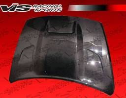 Dodge Caliber VIS Racing SRT Black Carbon Fiber Hood - 07DGCAL4DSRT-010C